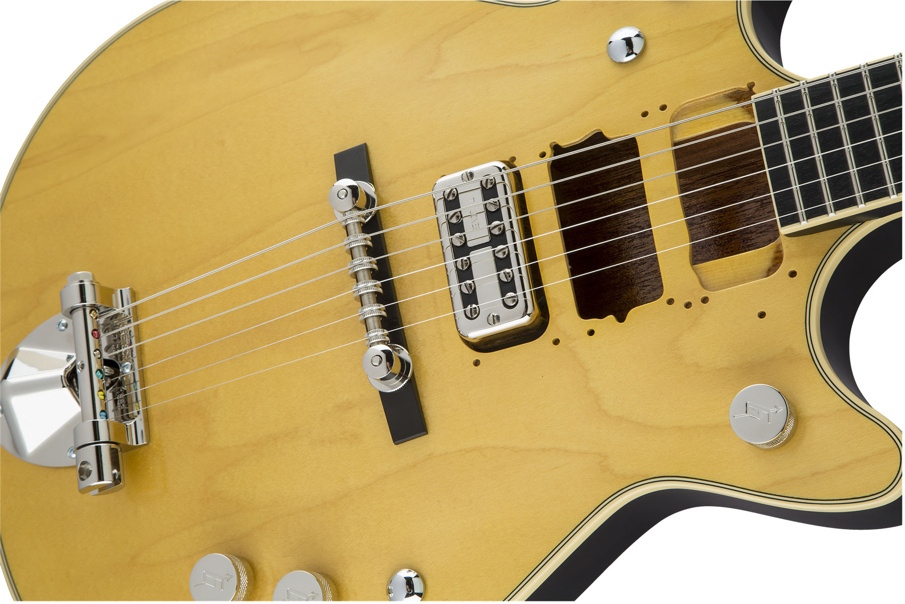 Gretsch Malcolm Young G6131-my Signature Jet Eb - Aged Natural - Guitarra eléctrica de doble corte. - Variation 3