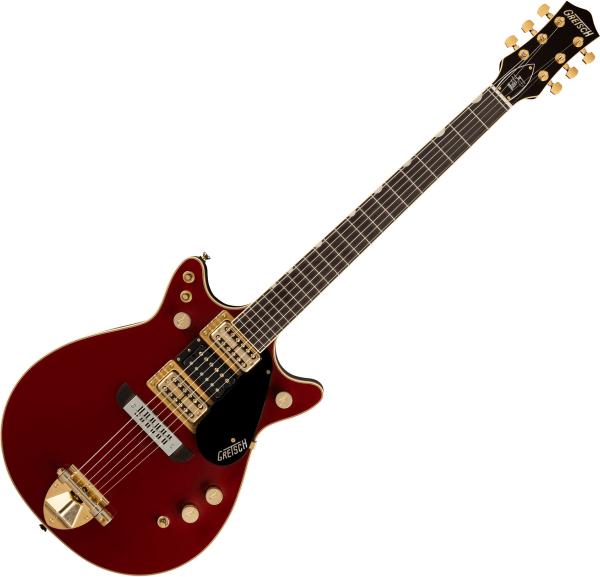 Solid body elektrische gitaar Gretsch Malcolm Young G6131-MY-RB Jet Ltd - Vintage firebird red
