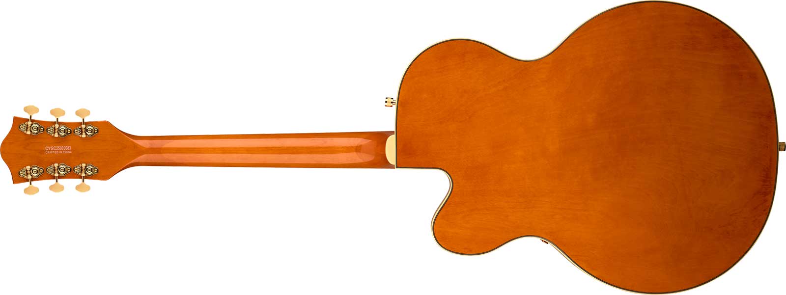 Gretsch Nashville Hollow Body Sc Bigsby Synchromatic 2h Trem Eb - 50's Orange Stain - Semi hollow elektriche gitaar - Variation 1