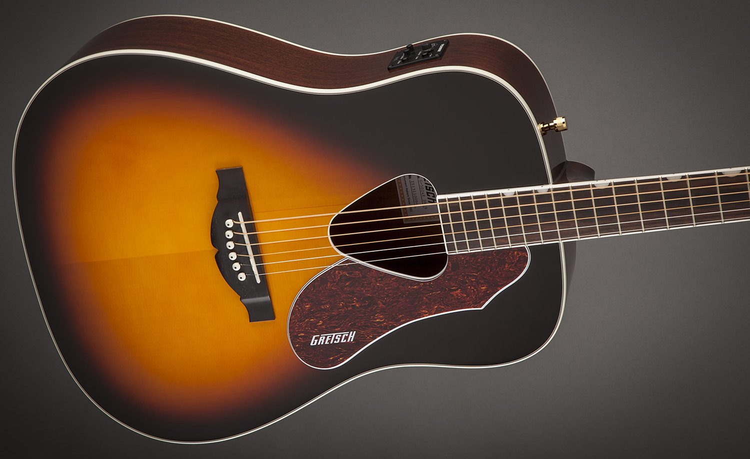 Gretsch G5024e Rancher Dreadnought Epicea Acajou Rw - Sunburst - Elektro-akoestische gitaar - Variation 2