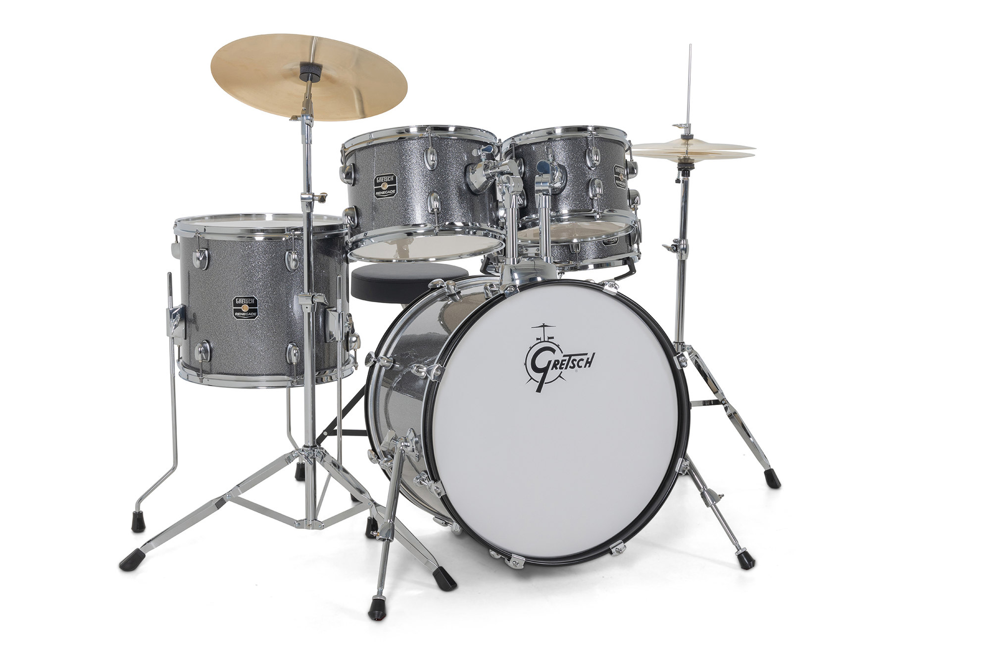 Gretsch Renegade 20'' - 5 FÛts - Grey Sparkle - Fusion drumstel - Variation 1