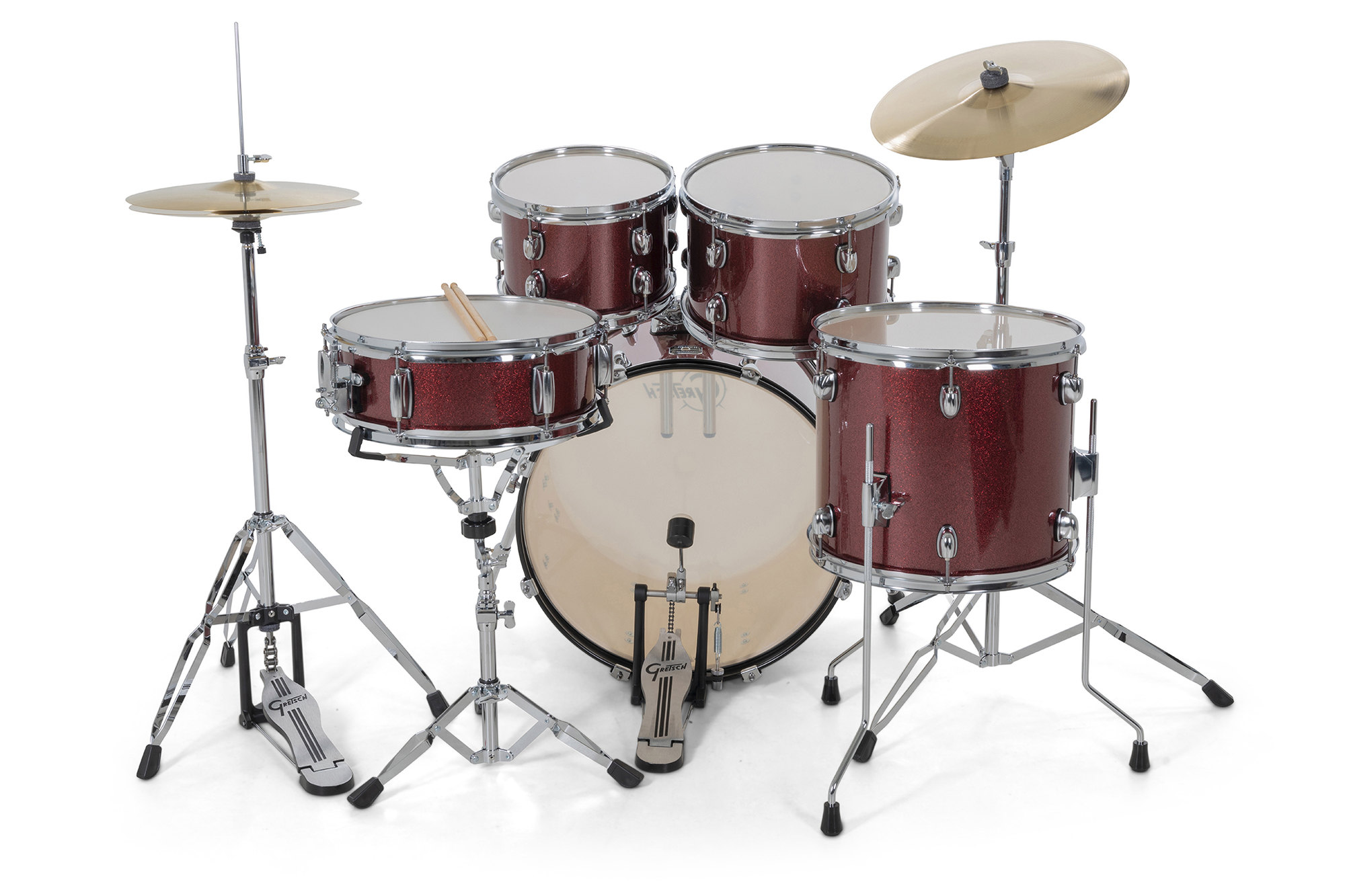 Gretsch Renegade 20'' - 5 FÛts - Ruby Sparkle - Fusion drumstel - Variation 1