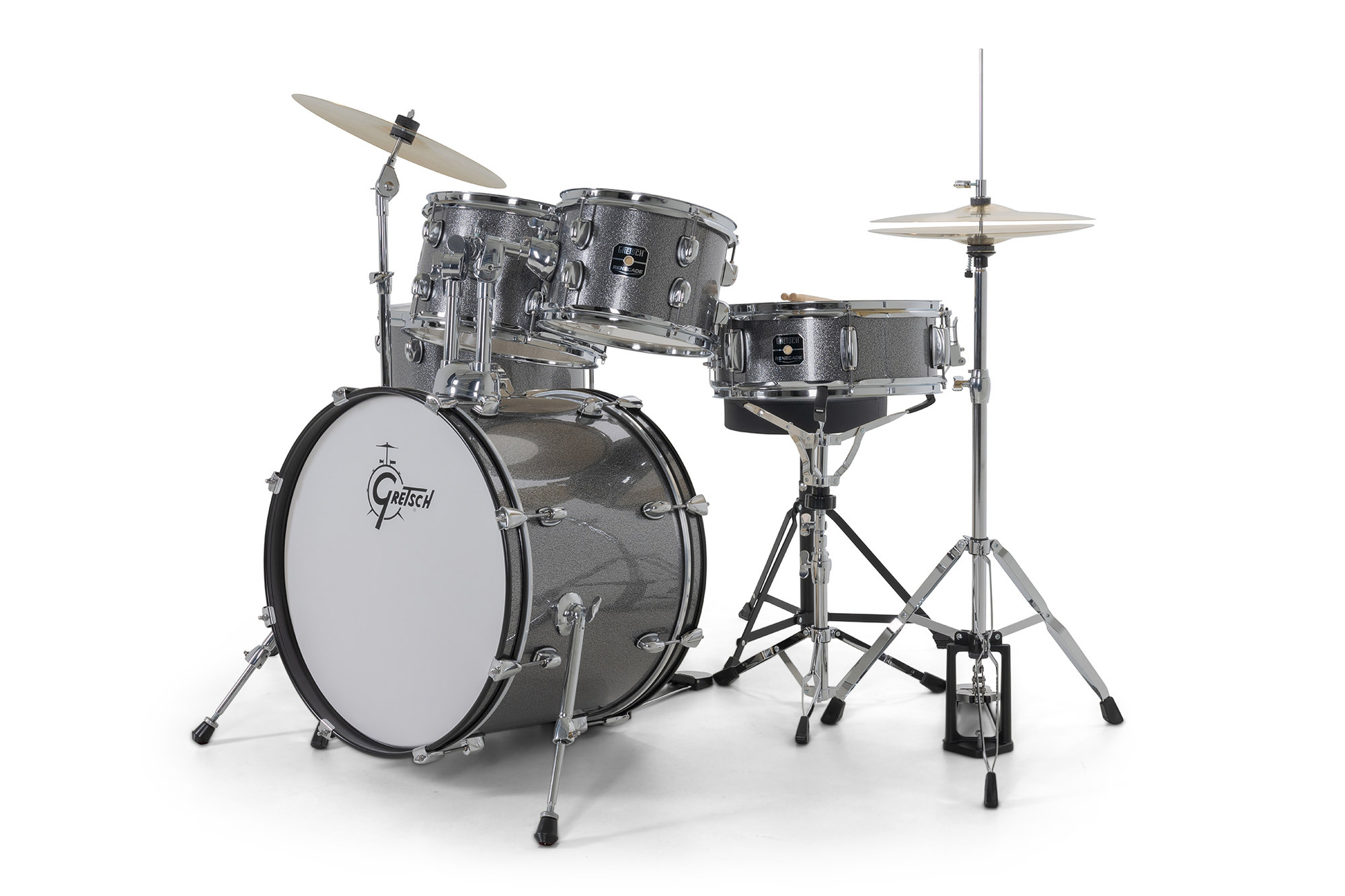 Gretsch Renegade 20'' - 5 FÛts - Grey Sparkle - Fusion drumstel - Variation 3