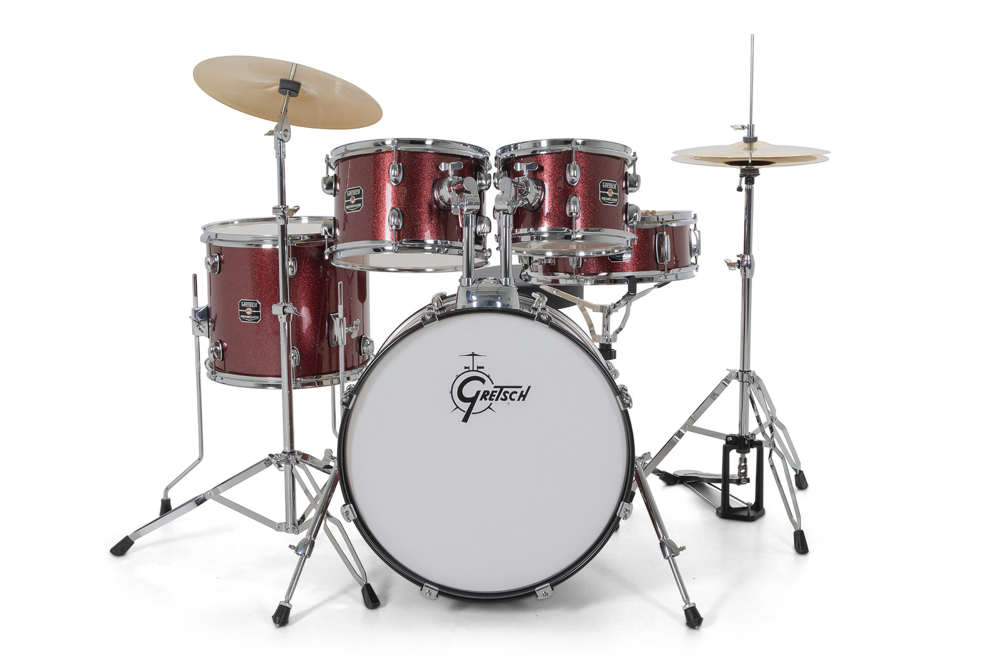 Gretsch Renegade 20'' - 5 FÛts - Ruby Sparkle - Fusion drumstel - Variation 3
