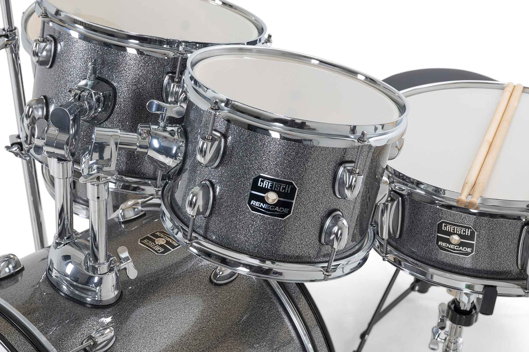 Gretsch Renegade 20'' - 5 FÛts - Grey Sparkle - Fusion drumstel - Variation 4