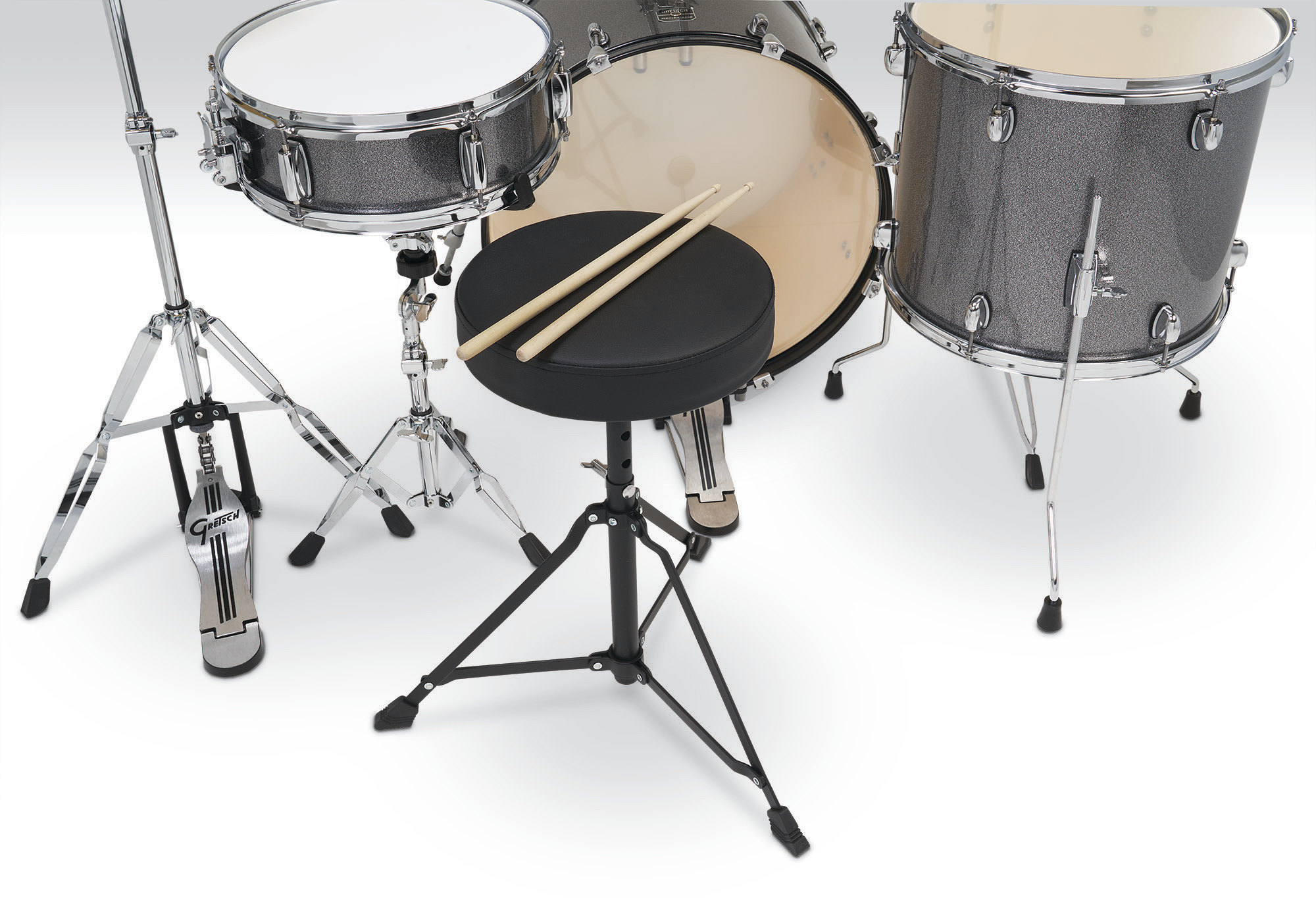 Gretsch Renegade 22'' - 5 FÛts - Grey Sparkle - Rock drumstel - Variation 2