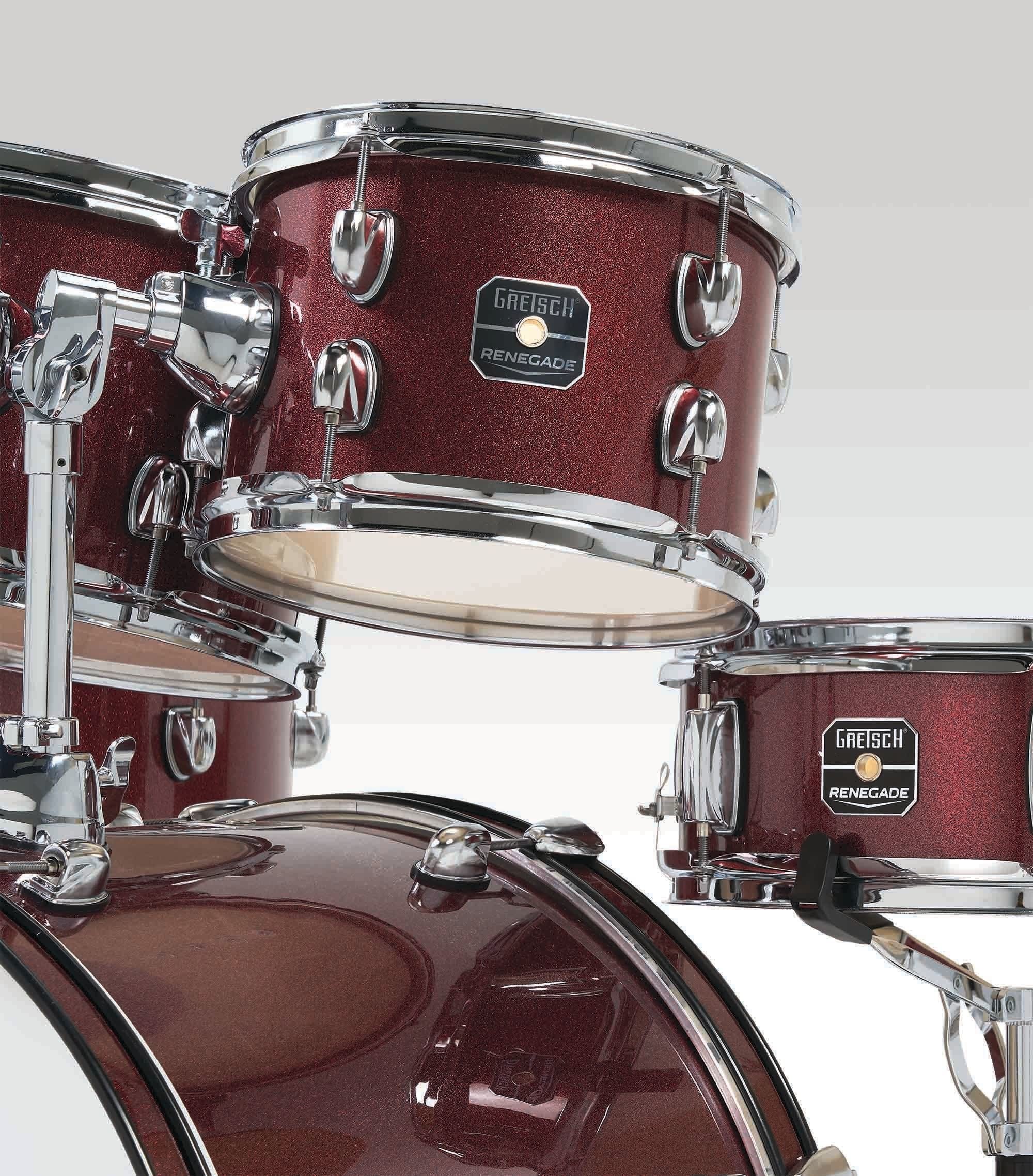 Gretsch Renegade 22'' - 5 FÛts - Ruby Sparkle - Rock drumstel - Variation 6