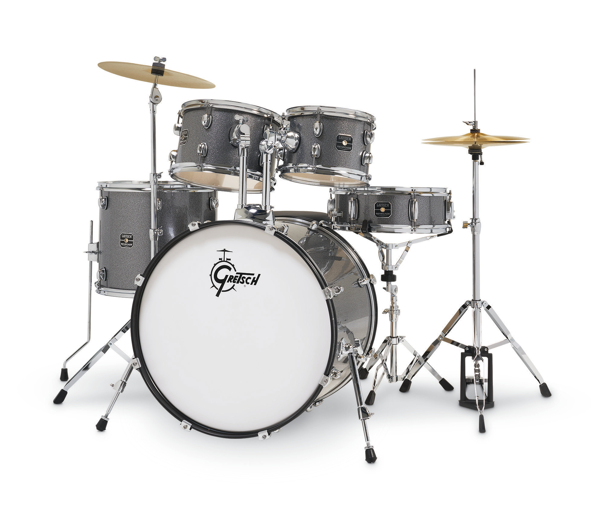 Gretsch Renegade 22'' - 5 FÛts - Grey Sparkle - Rock drumstel - Variation 7