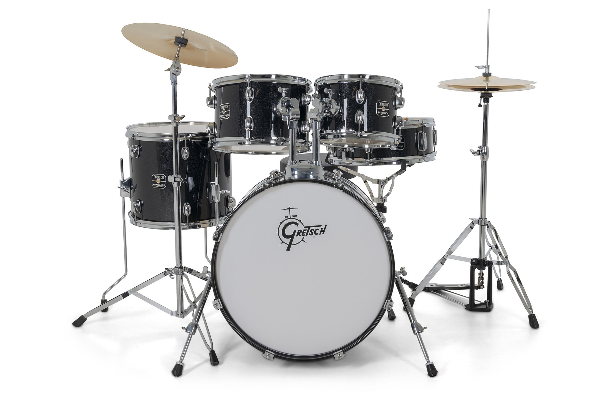 Gretsch Renegade Drum Set - 5 FÛts - Black Mist - Junior drumstel - Variation 1