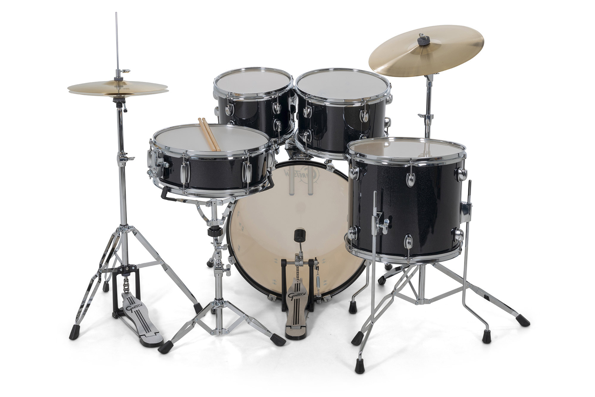 Gretsch Renegade Drum Set - 5 FÛts - Black Mist - Junior drumstel - Variation 5
