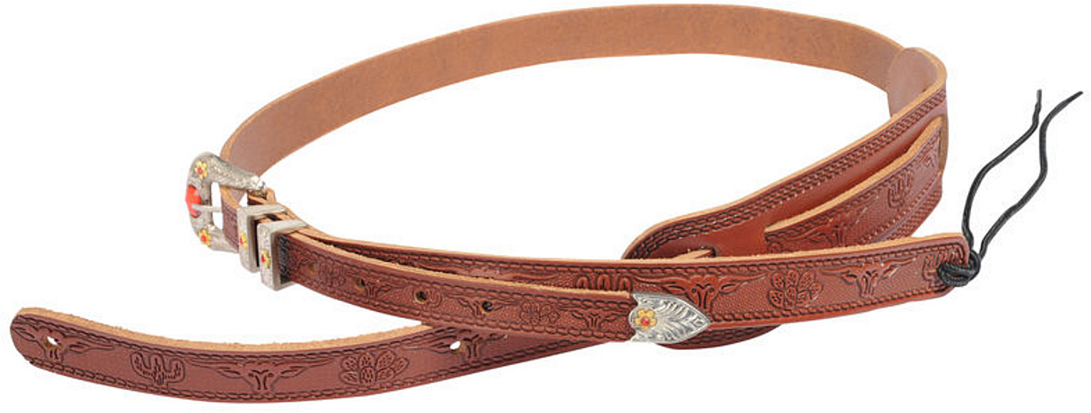 Gretsch Vintage Tooled Leather Guitar Strap Russet Cuir - Gitaarriem - Variation 1