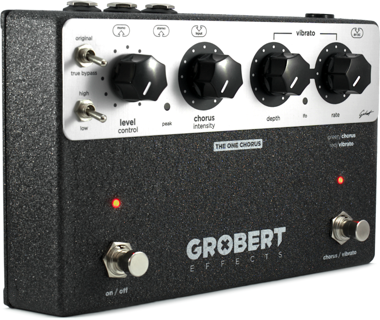Grobert Effects The One Chorus - Modulation/chorus/flanger/phaser en tremolo effect pedaal - Main picture