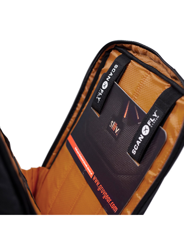 Gruv Gear Club Bag - Sac A Dos Tech Flight-smart - Black-ora - Publicitaire rugzak - Variation 1