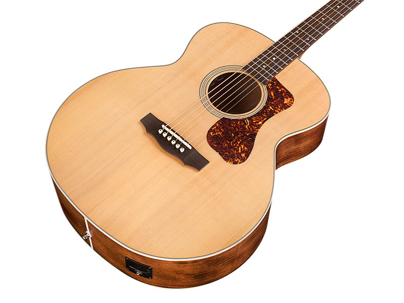 Guild Bt-240e Baritone Newark St Collection Jumbo Epicea Acajou Pf - Natural - Elektro-akoestische gitaar - Variation 2