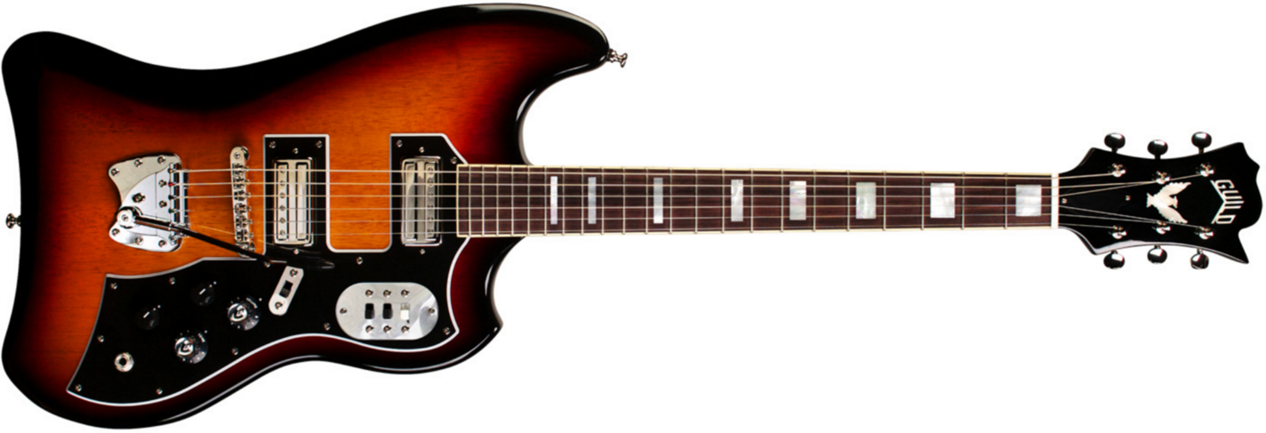 Guild S-200 T-bird - Antique Burst - Retro-rock elektrische gitaar - Main picture