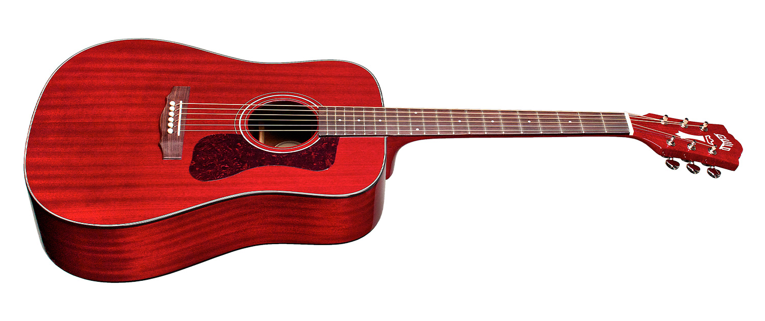 Guild D-120 Westerly Dreadnought Tout Acajou Rw - Cherry Red Gloss - Westerngitaar & electro - Variation 2