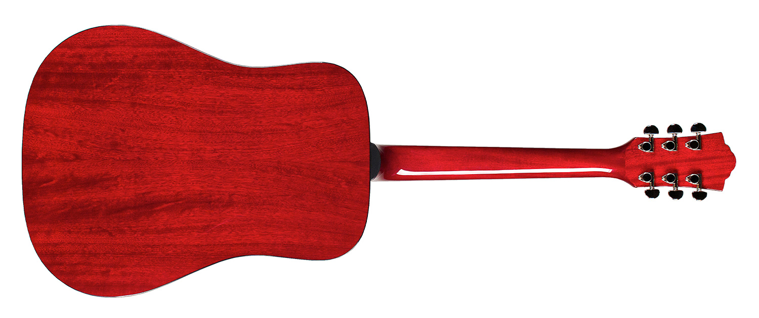 Guild D-120 Westerly Dreadnought Tout Acajou Rw - Cherry Red Gloss - Westerngitaar & electro - Variation 3