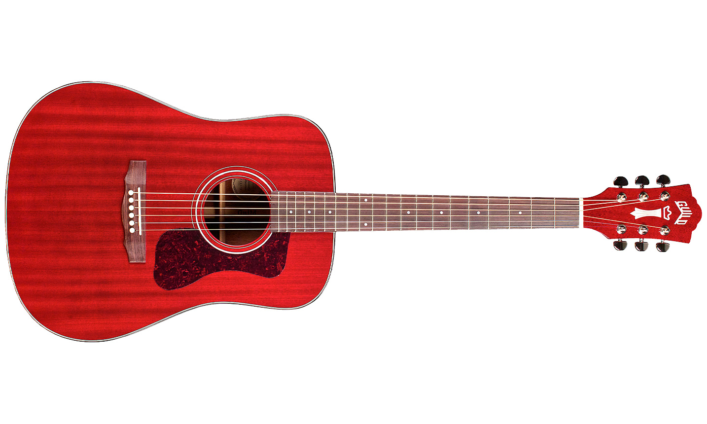 Guild D-120 Westerly Dreadnought Tout Acajou Rw - Cherry Red Gloss - Westerngitaar & electro - Variation 1