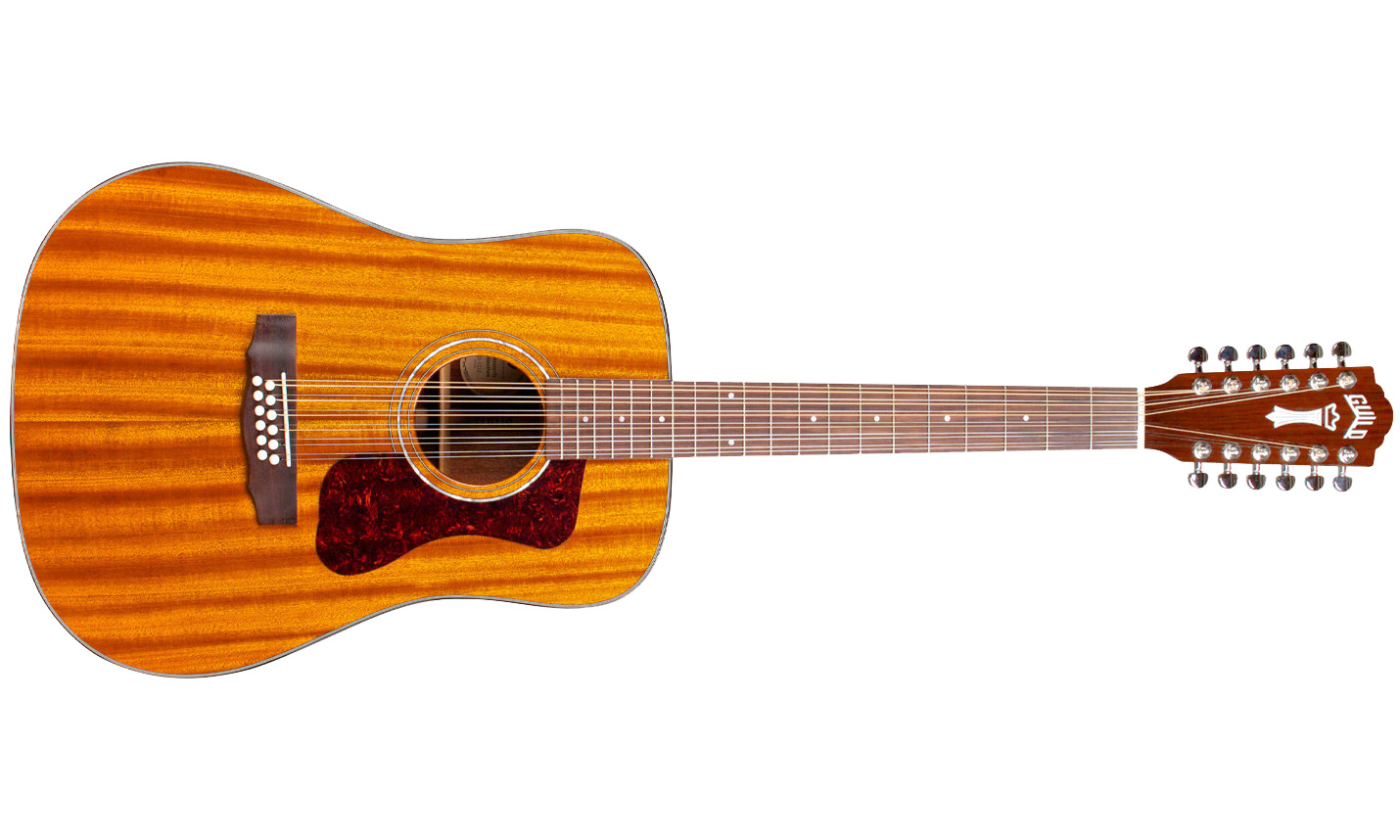 Guild D-1212 Westerly Dreadnought 12c Tout Acajou Rw - Natural - Westerngitaar & electro - Variation 1