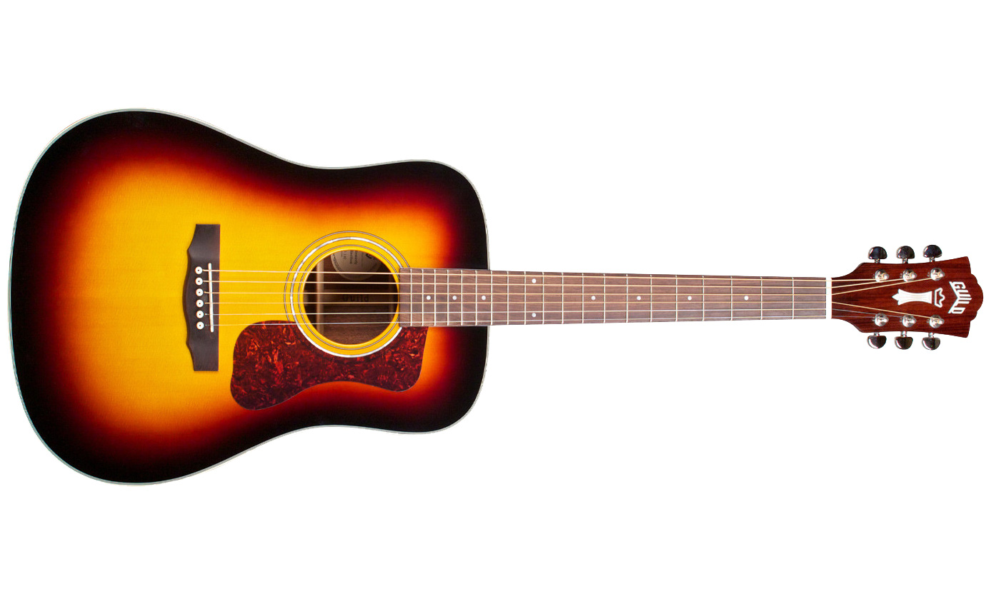 Guild D-140 Westerly Dreadnought Epicea Acajou Rw - Sunburst Gloss - Westerngitaar & electro - Variation 1