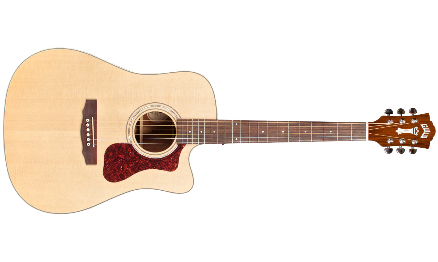 Guild D-140ce Westerly Dreadnought Cw Epicea Acajou Rw +housse - Natural - Westerngitaar & electro - Variation 1