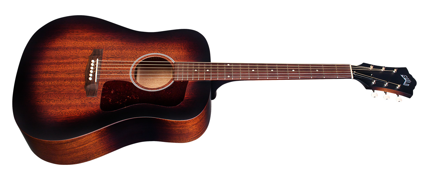 Guild D-20 Usa Dreadnought Tout Acajou Rw +etui - Vintage Sunburst - Westerngitaar & electro - Variation 1