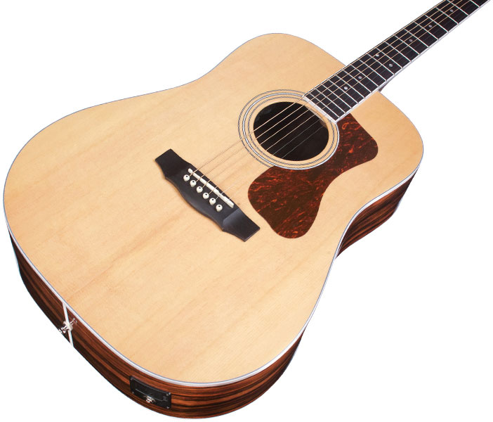 Guild D-260e Deluxe Westerly Dreadnought Epicea Ebene Pf - Natural - Elektro-akoestische gitaar - Variation 2