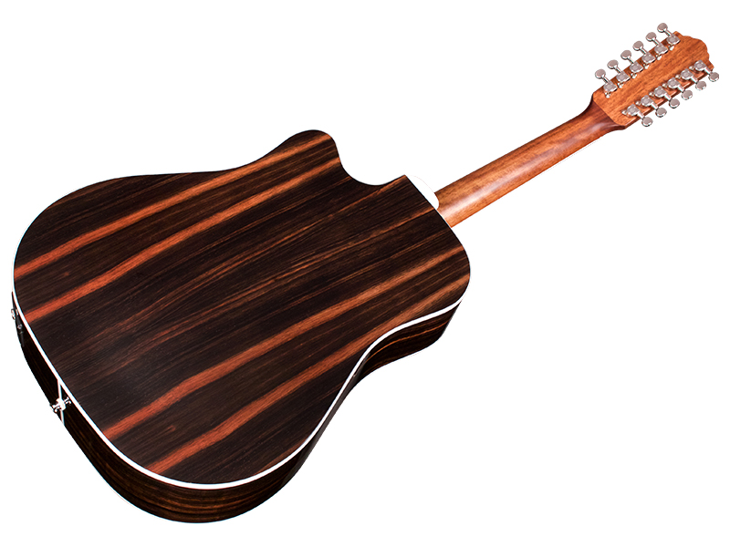 Guild D-2612ce Deluxe Westerly Dreadnought Cw 12c Epicea Ebene Pf - Antique Burst - Elektro-akoestische gitaar - Variation 4