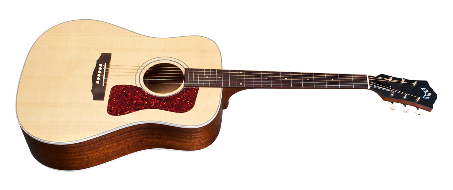 Guild D-40 Usa Dreadnought Epicea Acajou - Natural Satin - Westerngitaar & electro - Variation 1