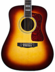 Folk gitaar Guild D-55E USA - Antique burst