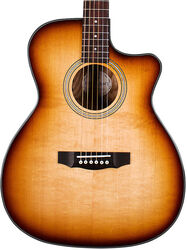 Folk gitaar Guild OM-260CE Deluxe Burl Westerly - Edge burst