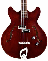 Hollow body elektrische bas Guild Starfire I Bass Newark St. Collection - Vintage walnut