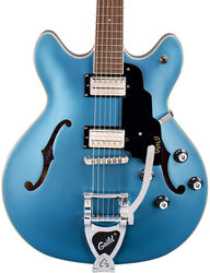Semi hollow elektriche gitaar Guild Starfire I DC Newark ST - Pelham blue