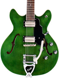 Semi hollow elektriche gitaar Guild Starfire I DC Newark ST - Emerald green