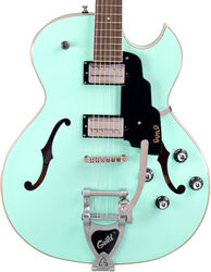 Semi hollow elektriche gitaar Guild Starfire I SC Newark ST - Seafoam green