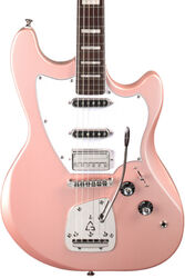 Retro-rock elektrische gitaar Guild Surfliner Deluxe - Rose quartz metallic