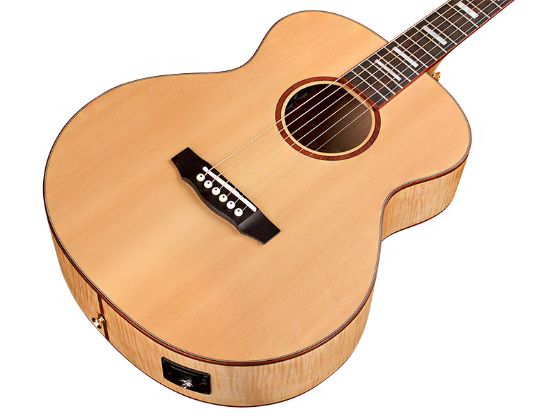 Guild Jumbo Junior Reserve Maple Epicea Erable Pf - Natural - Elektro-akoestische gitaar - Variation 3