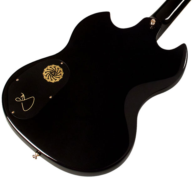 Guild Kim Thayil Polara Newark St Signature 2h Ht Rw - Black - Kenmerkende elektrische gitaar - Variation 3