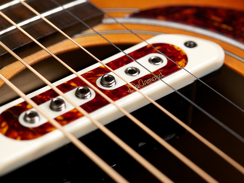 Guild M-240e Troubadour Westerly Concert Epicea Acajou - Vintage Sunburst - Elektro-akoestische gitaar - Variation 4