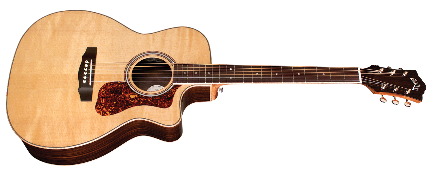 Guild Om-250ce Reserve Westerly Orchestra Cw Epicea Palissandre Pf - Natural - Elektro-akoestische gitaar - Variation 1