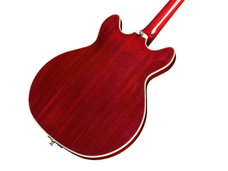 Guild Starfire Bass I Newark St Collection Rw - Cherry Red - Hollow body elektrische bas - Variation 3