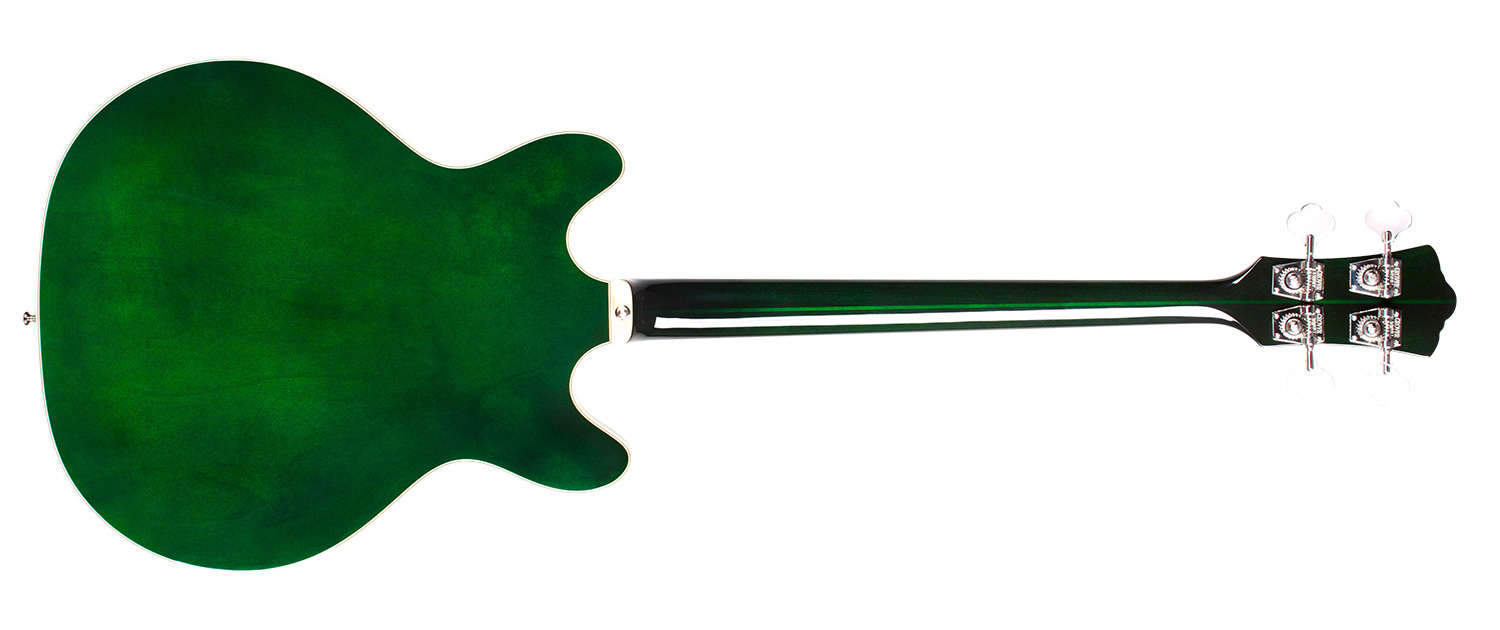 Guild Starfire Bass Ii Newark St Collection Rw - Emerald Green - Hollow body elektrische bas - Variation 2