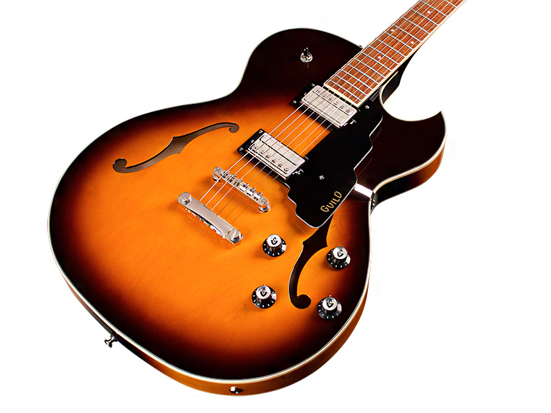 Guild Starfire I Sc Newark St Hh Bigsby Rw - Antique Burst - Semi hollow elektriche gitaar - Variation 3