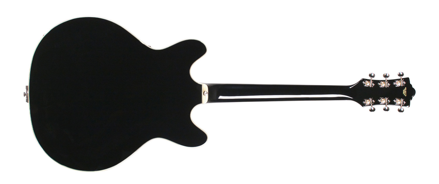 Guild Starfire V Newark St Hh Bigsby Rw - Black - Semi hollow elektriche gitaar - Variation 2
