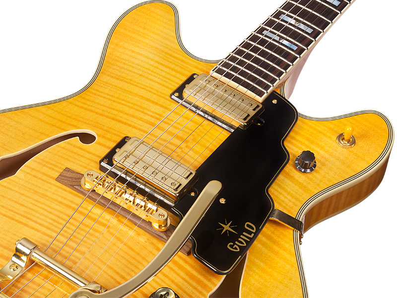 Guild Starfire Vi Newark St Hh Bigsby Rw - Natural - Semi hollow elektriche gitaar - Variation 3