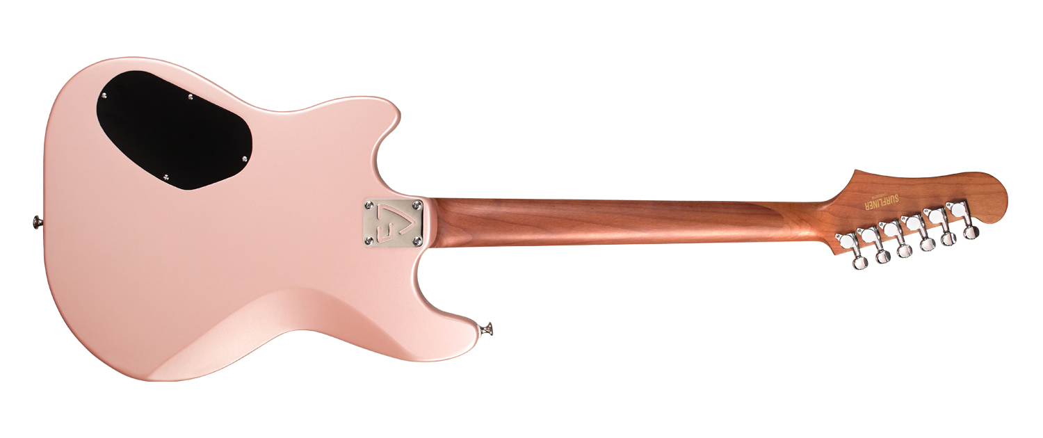 Guild Surfliner Deluxe Trem Hss Rw - Rose Quartz Metallic - Retro-rock elektrische gitaar - Variation 1