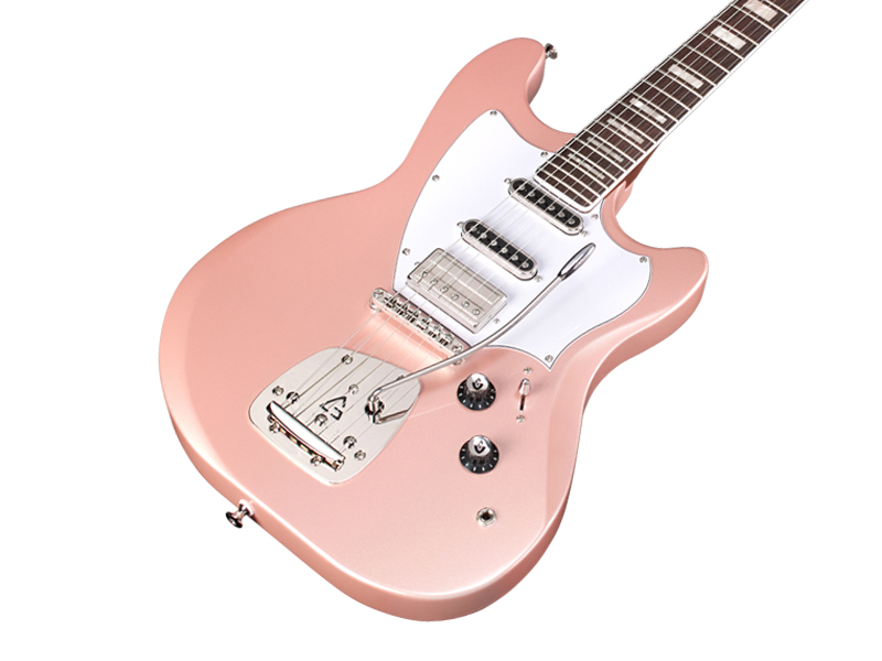 Guild Surfliner Deluxe Trem Hss Rw - Rose Quartz Metallic - Retro-rock elektrische gitaar - Variation 3