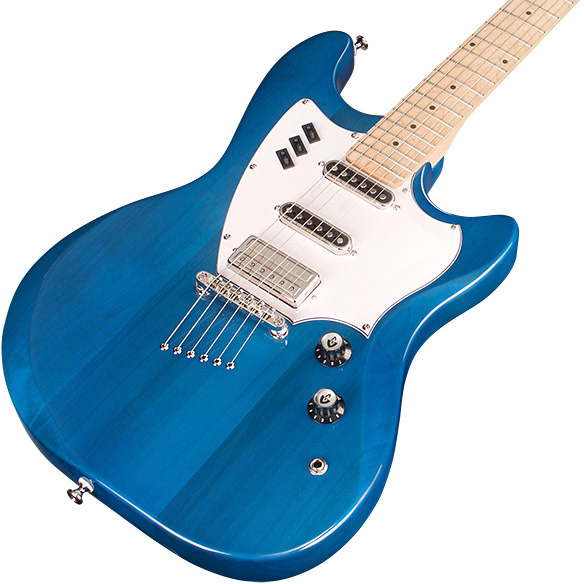 Guild Surfliner Newark St. Hss Ht Mn - Catalina Blue - Retro-rock elektrische gitaar - Variation 2