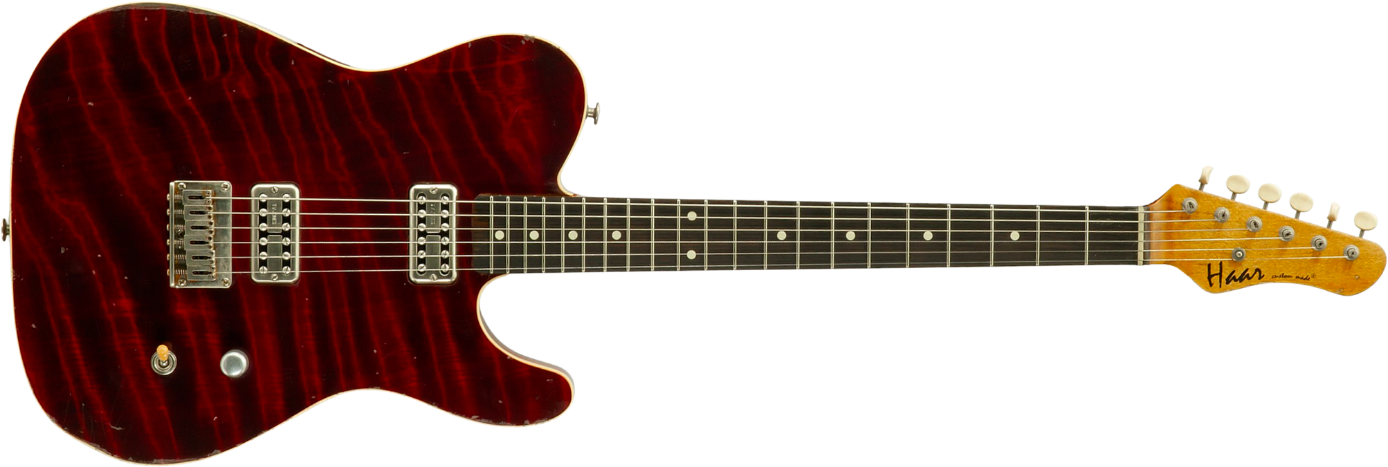 Haar Guitars Trad T Custom 2h Tv Jones Ht Rw #43524 - Aged Brown Natural - Televorm elektrische gitaar - Main picture