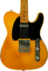 Televorm elektrische gitaar Haar guitars Trad T #43590 - Aged Butterscotch